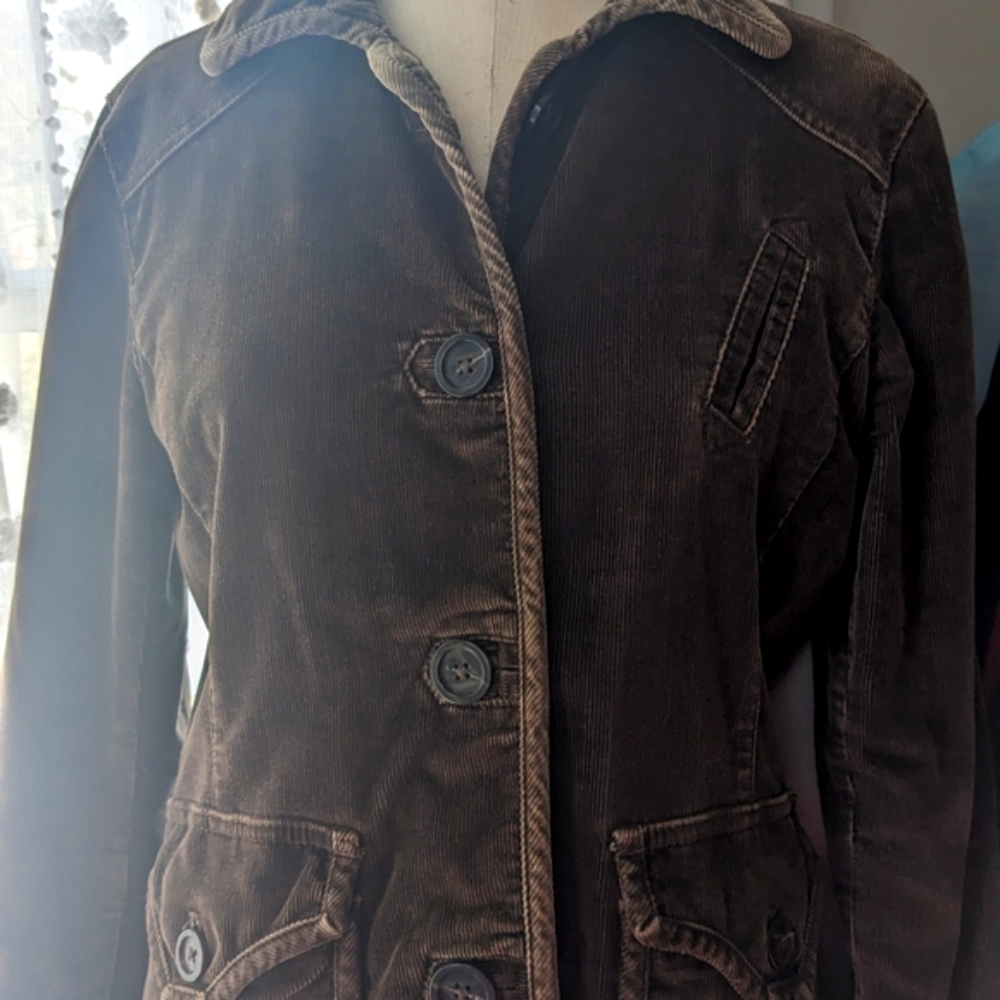 GAP Blazer Corduroy Stretch Brown Jacket